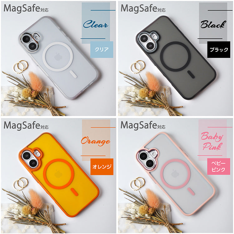 【マットで上品な質感】Metal-Hole iPhoneケース MagSafe対応