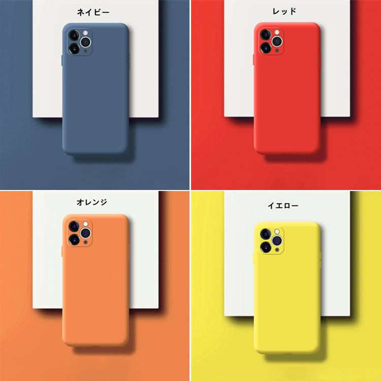 【触り心地抜群】シリコン iPhoneケース