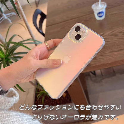 【光の魔法/オーロラ】iPhone17 ケース iPhone16e iPhone17Pro ケース iPhone15 iPhone16 ケース magsafe対応 iPhone11 iPhone12 iPhone13 iPhone14 ケース クリア アイフォン17 Air Pro Max iPhoneケース スマホケース カバー おしゃれ かわいい 韓国