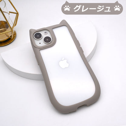 【猫耳ケース】iPhone17 ケース iPhone17 Pro ケース iPhone16e iPhone16 ケース iPhone14 iPhone15 ケース iPhone11 iPhone12 iPhone13 ケース iPhone17 Air Pro Max Plus ケース クリア iPhoneケース スマホケース 猫 カバー おしゃれ かわいい 韓国