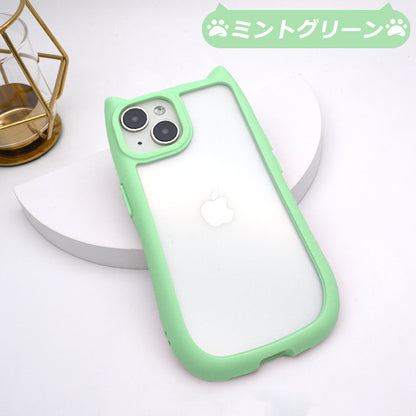 【猫耳ケース】iPhone17 ケース iPhone17 Pro ケース iPhone16e iPhone16 ケース iPhone14 iPhone15 ケース iPhone11 iPhone12 iPhone13 ケース iPhone17 Air Pro Max Plus ケース クリア iPhoneケース スマホケース 猫 カバー おしゃれ かわいい 韓国