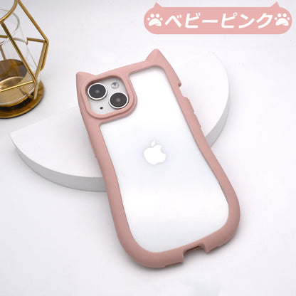 【猫耳ケース】iPhone17 ケース iPhone17 Pro ケース iPhone16e iPhone16 ケース iPhone14 iPhone15 ケース iPhone11 iPhone12 iPhone13 ケース iPhone17 Air Pro Max Plus ケース クリア iPhoneケース スマホケース 猫 カバー おしゃれ かわいい 韓国