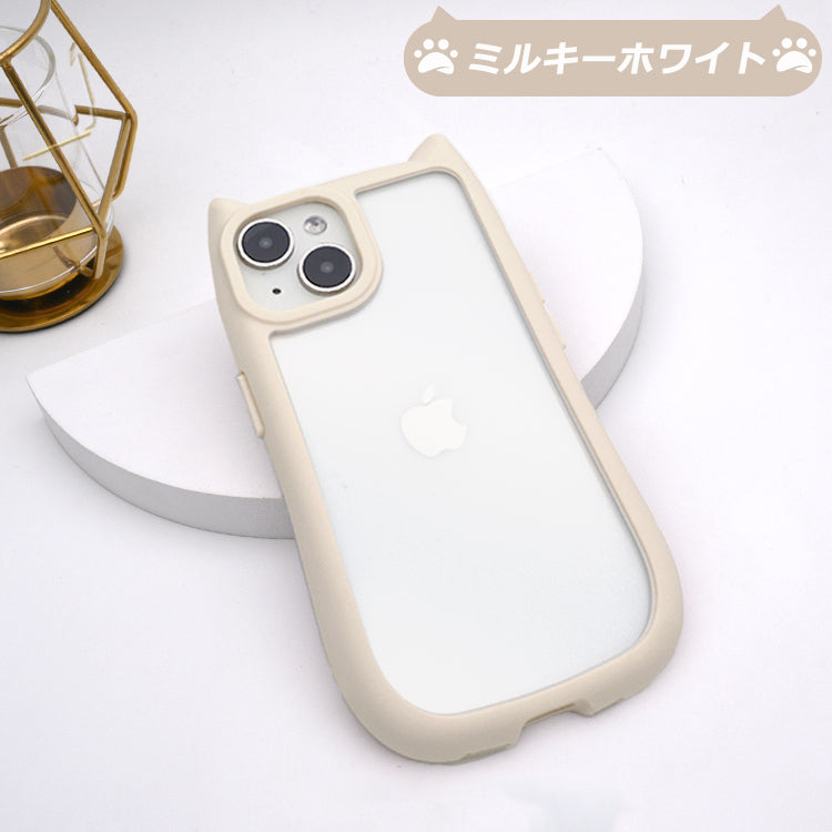 【猫耳ケース】iPhone17 ケース iPhone17 Pro ケース iPhone16e iPhone16 ケース iPhone14 iPhone15 ケース iPhone11 iPhone12 iPhone13 ケース iPhone17 Air Pro Max Plus ケース クリア iPhoneケース スマホケース 猫 カバー おしゃれ かわいい 韓国