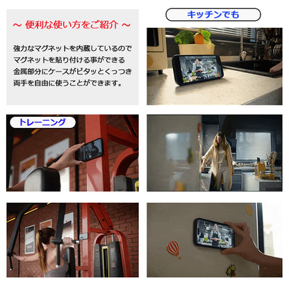 【多機能360°回転式スタンド】Magsafe対応 iPhoneケース