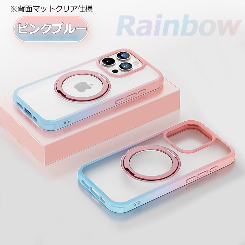 【多機能360°回転スタンド】iPhone17 ケース Magsafe対応 iPhone17Pro ケース iPhone15 iPhone16 ケース iPhone12 iPhone13 iPhone14 ケース iPhone17 Air Pro Max Plus iPhoneケース スマホケース クリア マグセーフ カバー リング かわいい おしゃれ