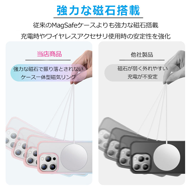 【多機能360°回転スタンド】iPhone17 ケース Magsafe対応 iPhone17Pro ケース iPhone15 iPhone16 ケース iPhone12 iPhone13 iPhone14 ケース iPhone17 Air Pro Max Plus iPhoneケース スマホケース クリア マグセーフ カバー リング かわいい おしゃれ