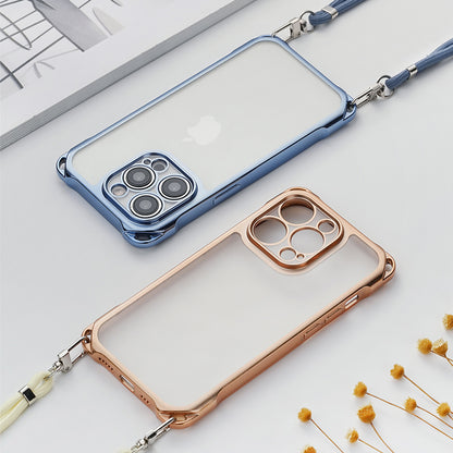 スマホショルダー iPhone17 ケース iPhone16e iPhone17Pro ケース iPhone15 iPhone16 ケース iPhone12 iPhone13 iPhone14 ケース クリア iPhone17 Air Pro Max iPhone11 SE3 iPhoneケース スマホケース カバー ショルダー タイプ ストラップ 紐 韓国