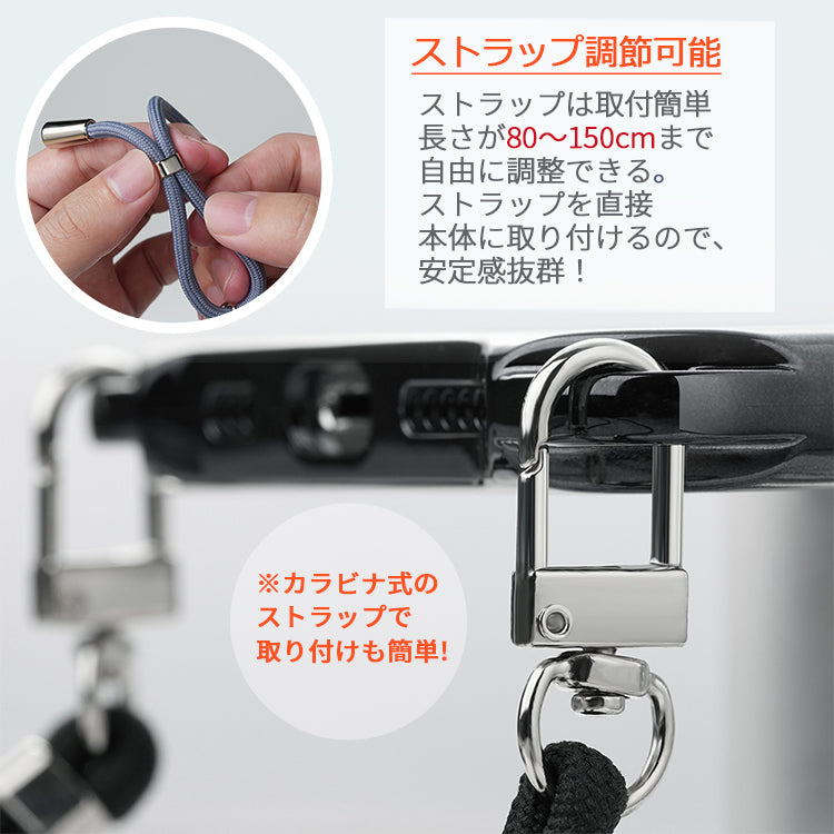 スマホショルダー iPhone17 ケース iPhone16e iPhone17Pro ケース iPhone15 iPhone16 ケース iPhone12 iPhone13 iPhone14 ケース クリア iPhone17 Air Pro Max iPhone11 SE3 iPhoneケース スマホケース カバー ショルダー タイプ ストラップ 紐 韓国