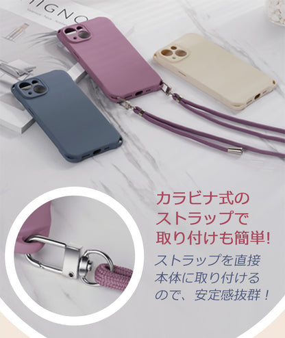 スマホショルダー iPhone17 ケース iPhone16 iPhone17Pro ケース iPhone16e iPhone15 ケース iPhone12 iPhone13 iPhone14 ケース iPhone17 Air Pro Max Plus SE3 iPhone11 カバー クリア iPhoneケース スマホケース ショルダー タイプ ストラップ 紐