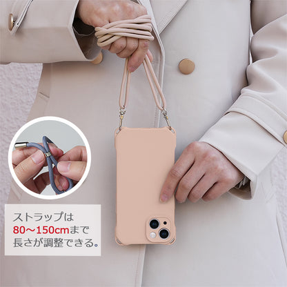スマホショルダー iPhone17 ケース iPhone16 iPhone17Pro ケース iPhone16e iPhone15 ケース iPhone12 iPhone13 iPhone14 ケース iPhone17 Air Pro Max Plus SE3 iPhone11 カバー クリア iPhoneケース スマホケース ショルダー タイプ ストラップ 紐