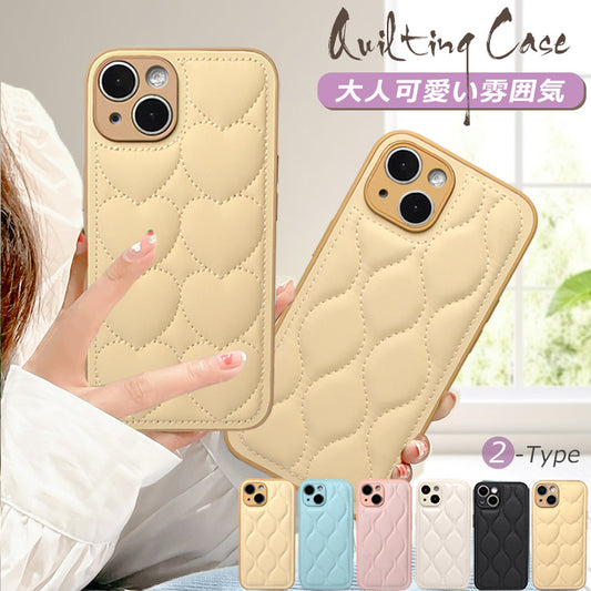 【大人かわいい雰囲気】iPhone17 ケース iPhone16e iPhone17Pro ケース iPhone16 iPhone15 ケース iPhone14 iPhone12 iPhone13 mini ケース iPhone17 Air Pro Max SE3 iPhone11 ケース iPhoneケース スマホケース キルティング かわいい おしゃれ 韓国 カバー