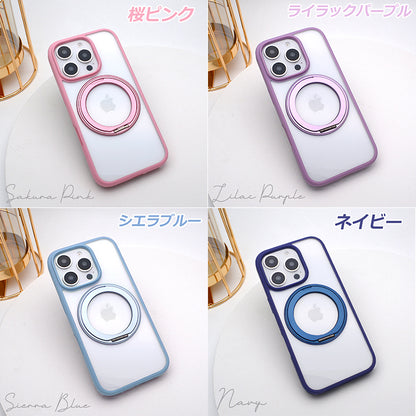 【多機能360°回転スタンド】Magsafe対応 iPhoneケース