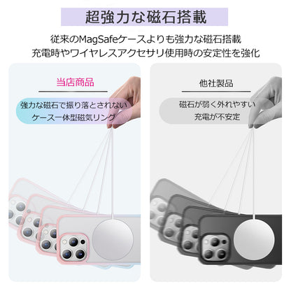 【多機能360°回転スタンド】Magsafe対応 iPhoneケース
