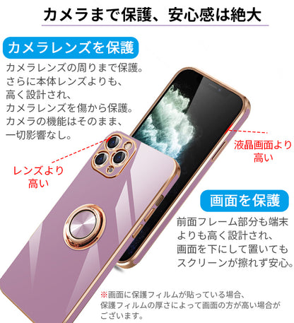 【リング一体型 高級感】iPhone17 ケース iPhone16e iPhone17Pro ケース iPhone15 iPhone16 ケース iPhone14 iPhone12 iPhone13 mini ケース iPhone17 Air Pro Max Plus iPhone SE 第3世代 ケース iPhone11 カバー iPhoneケース スマホケース リング付き 韓国