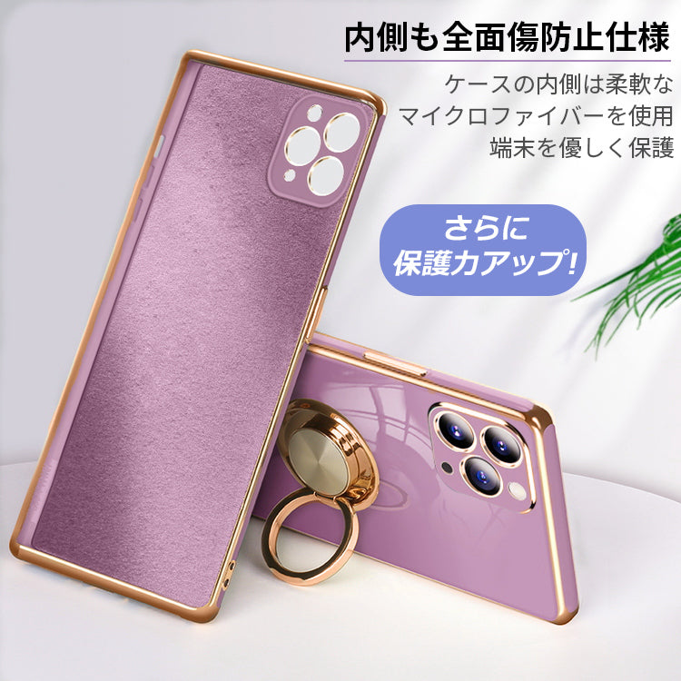 【リング一体型 高級感】iPhone17 ケース iPhone16e iPhone17Pro ケース iPhone15 iPhone16 ケース iPhone14 iPhone12 iPhone13 mini ケース iPhone17 Air Pro Max Plus iPhone SE 第3世代 ケース iPhone11 カバー iPhoneケース スマホケース リング付き 韓国