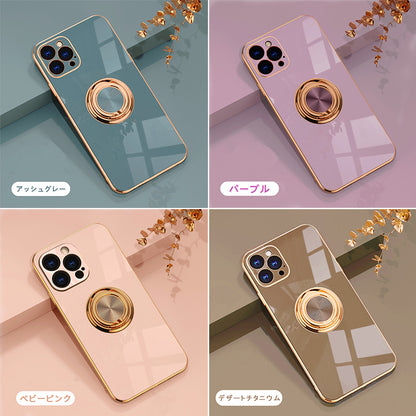 【リング一体型 高級感】iPhone17 ケース iPhone16e iPhone17Pro ケース iPhone15 iPhone16 ケース iPhone14 iPhone12 iPhone13 mini ケース iPhone17 Air Pro Max Plus iPhone SE 第3世代 ケース iPhone11 カバー iPhoneケース スマホケース リング付き 韓国