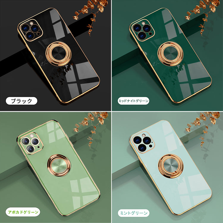 【リング一体型 高級感】iPhone17 ケース iPhone16e iPhone17Pro ケース iPhone15 iPhone16 ケース iPhone14 iPhone12 iPhone13 mini ケース iPhone17 Air Pro Max Plus iPhone SE 第3世代 ケース iPhone11 カバー iPhoneケース スマホケース リング付き 韓国