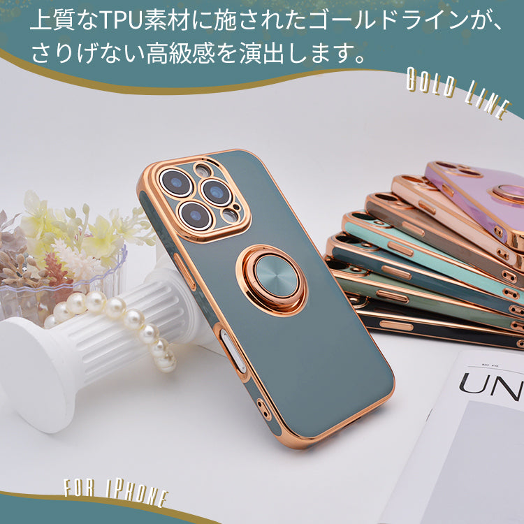 【リング一体型 高級感】iPhone17 ケース iPhone16e iPhone17Pro ケース iPhone15 iPhone16 ケース iPhone14 iPhone12 iPhone13 mini ケース iPhone17 Air Pro Max Plus iPhone SE 第3世代 ケース iPhone11 カバー iPhoneケース スマホケース リング付き 韓国