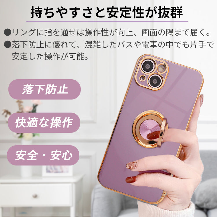 【リング一体型 高級感】iPhone17 ケース iPhone16e iPhone17Pro ケース iPhone15 iPhone16 ケース iPhone14 iPhone12 iPhone13 mini ケース iPhone17 Air Pro Max Plus iPhone SE 第3世代 ケース iPhone11 カバー iPhoneケース スマホケース リング付き 韓国