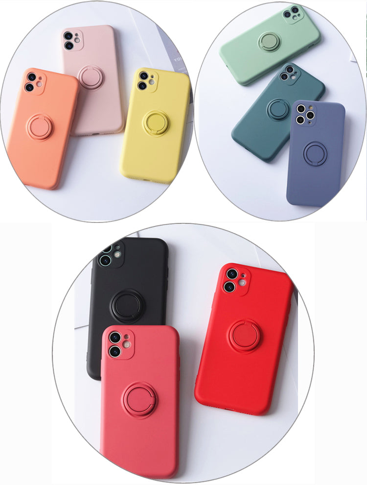 【リング一体型】iPhone17 ケース iPhone16e iPhone17Pro ケース iPhone15 iPhone16 ケース iPhone14 iPhone12 iPhone13 mini ケース iPhone17 Air Pro Max Plus iPhone SE 第3世代 ケース iPhone11 iPhoneケース スマホケース カバー リング付き 韓国