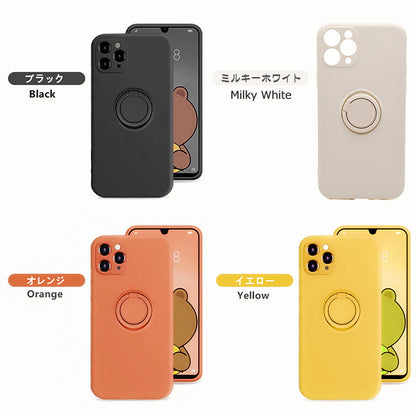 【リング一体型】iPhone17 ケース iPhone16e iPhone17Pro ケース iPhone15 iPhone16 ケース iPhone14 iPhone12 iPhone13 mini ケース iPhone17 Air Pro Max Plus iPhone SE 第3世代 ケース iPhone11 iPhoneケース スマホケース カバー リング付き 韓国
