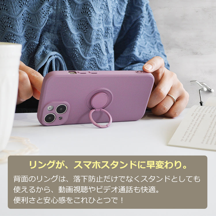 【リング一体型】iPhone17 ケース iPhone16e iPhone17Pro ケース iPhone15 iPhone16 ケース iPhone14 iPhone12 iPhone13 mini ケース iPhone17 Air Pro Max Plus iPhone SE 第3世代 ケース iPhone11 iPhoneケース スマホケース カバー リング付き 韓国