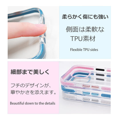 【透き通る美しさ 】Jelly Style iPhoneケース クリアケース