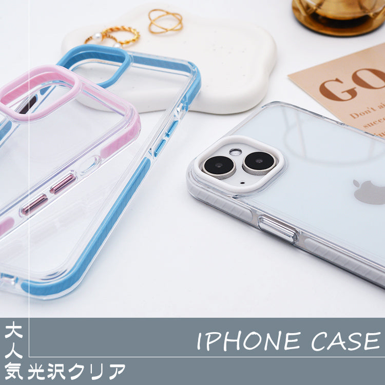 【透き通る美しさ 】Jelly Style iPhoneケース クリアケース