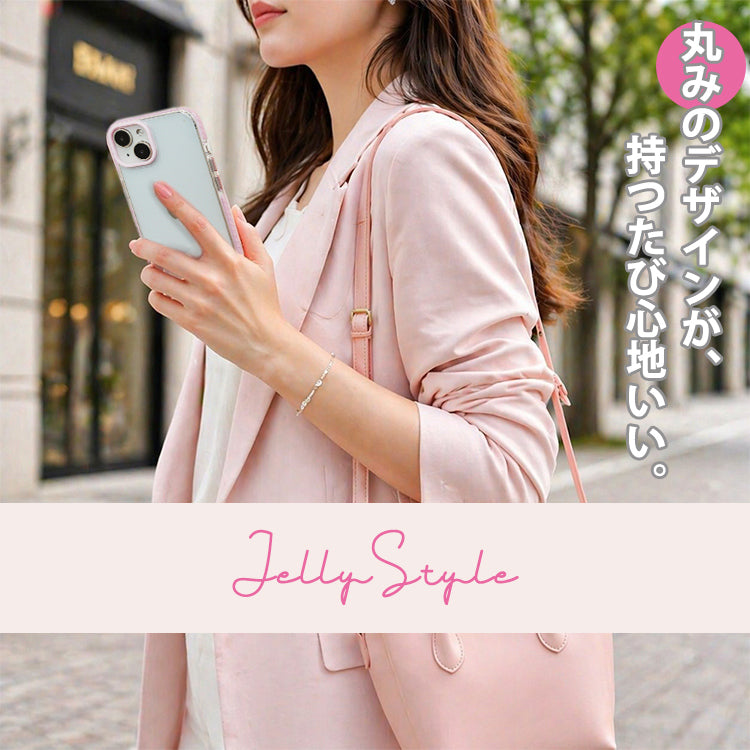【透き通る美しさ 】Jelly Style iPhoneケース クリアケース