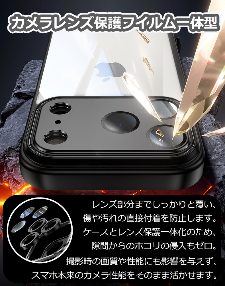【新改良登場！レンズまで覆う】iPhone17 ケース iPhone17Pro ケース iPhone16e ケース iPhone16 ケース iPhone14 iPhone15 ケース iPhone12 iPhone13 ケース iPhone17 Air Pro Max iPhoneケース クリア スマホケース カバー かわいい 韓国 おしゃれ