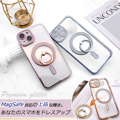 【キラキラ高級感】iPhone ケース MagSafe対応