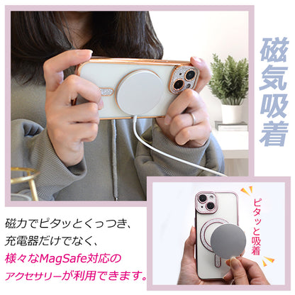 【キラキラ高級感】iPhone ケース MagSafe対応