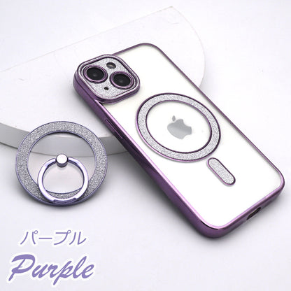 【キラキラ高級感】iPhone ケース MagSafe対応