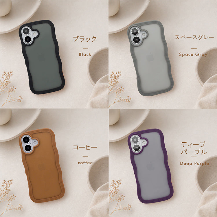 【なみなみ可愛い&マット】 iPhoneケース MagSafe対応