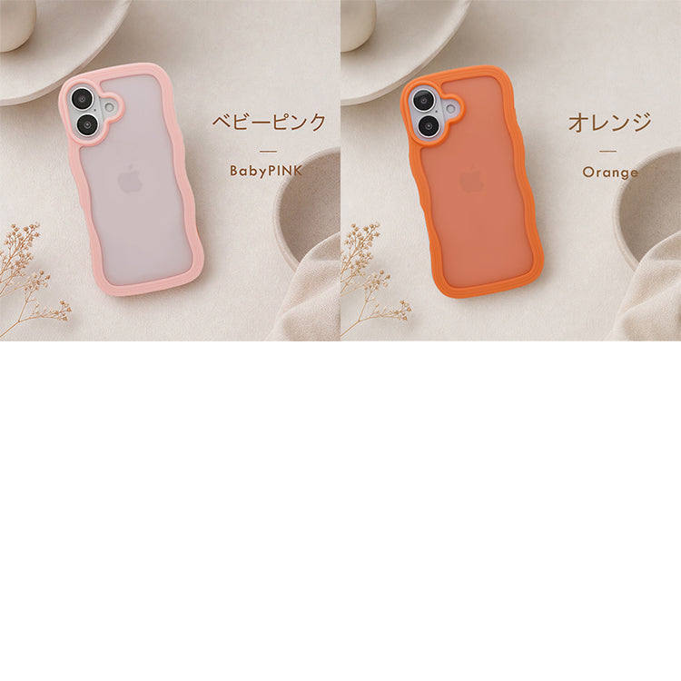 【なみなみ可愛い&マット】 iPhoneケース MagSafe対応
