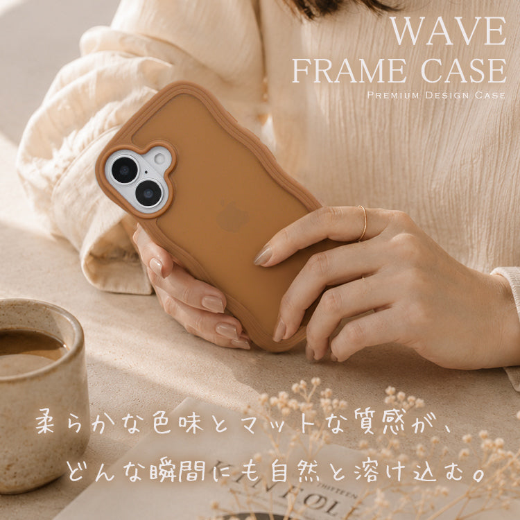 【なみなみ可愛い&マット】 iPhoneケース MagSafe対応