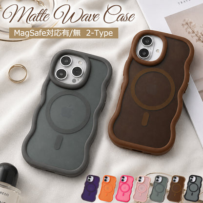 【マット なみなみ可愛い】iPhone17 ケース iPhone17e ケース MagSafe対応 iPhone16e iPhone15 iPhone16 ケース iPhone12 iPhone13 iPhone14 ケース iPhone17Pro 16Pro 15Pro クリア iPhoneケース スマホケース 波ウェーブ カバー かわいい 韓国 SNS 人気