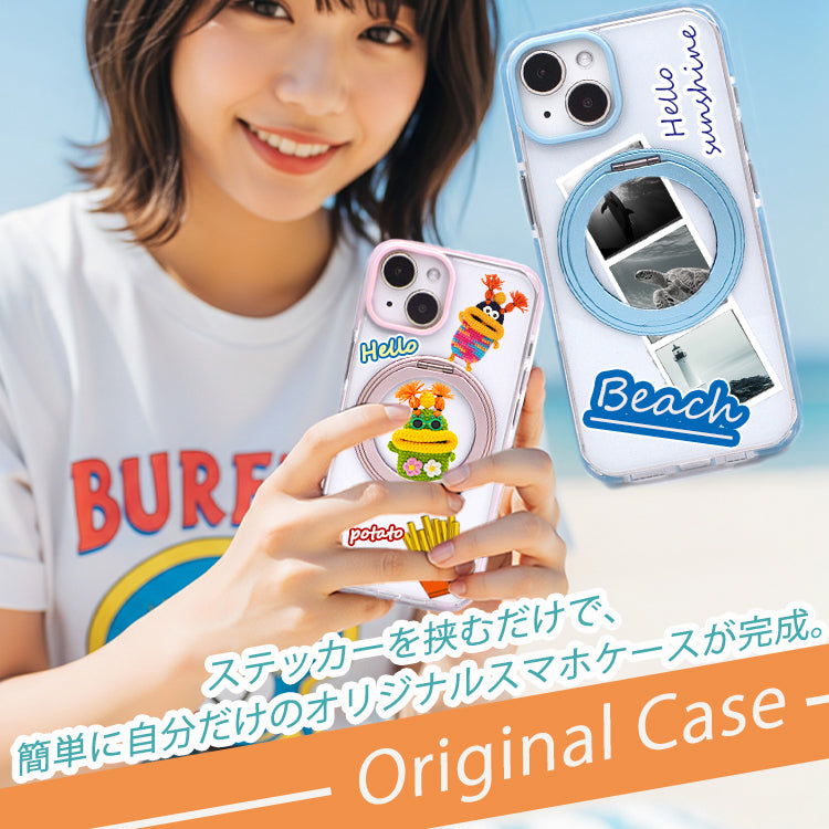 【 360°回転スタンド一体型】MagSafe対応 iPhone17 ケース iPhone17Pro ケース iPhone16 iPhone16e ケース iPhone14 iPhone15 ケース iPhone12 iPhone13 ケース iPhone17 Air Pro Max iPhoneケース スマホケース クリア カバー リング付き かわいい韓国