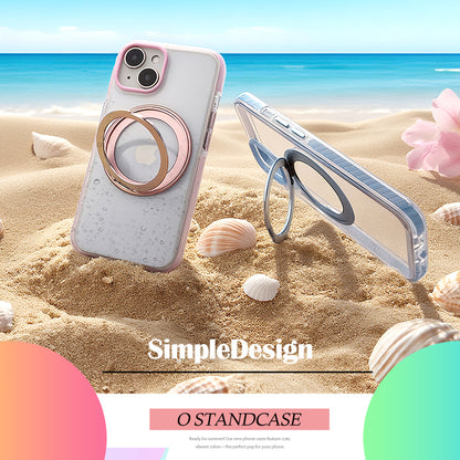 【 360°回転スタンド一体型】MagSafe対応 iPhone17 ケース iPhone17Pro ケース iPhone16 iPhone16e ケース iPhone14 iPhone15 ケース iPhone12 iPhone13 ケース iPhone17 Air Pro Max iPhoneケース スマホケース クリア カバー リング付き かわいい韓国
