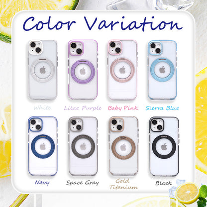 【 360°回転スタンド一体型】MagSafe対応 iPhone17 ケース iPhone17Pro ケース iPhone16 iPhone16e ケース iPhone14 iPhone15 ケース iPhone12 iPhone13 ケース iPhone17 Air Pro Max iPhoneケース スマホケース クリア カバー リング付き かわいい韓国