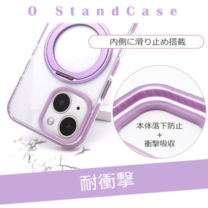 【 360°回転スタンド一体型】MagSafe対応 iPhone17 ケース iPhone17Pro ケース iPhone16 iPhone16e ケース iPhone14 iPhone15 ケース iPhone12 iPhone13 ケース iPhone17 Air Pro Max iPhoneケース スマホケース クリア カバー リング付き かわいい韓国