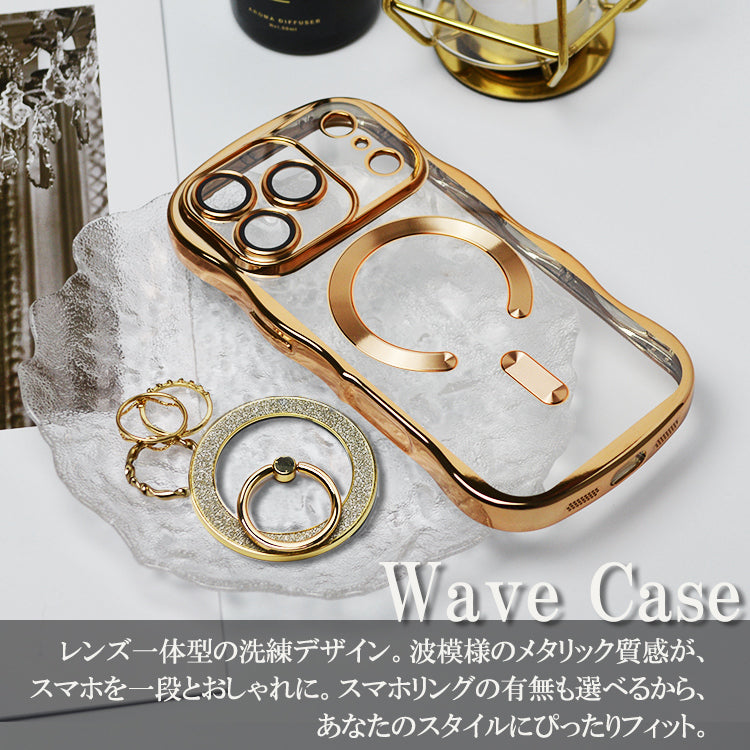 【なみなみ高級感】iPhone ケース MagSafe対応