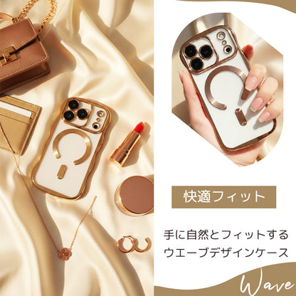 【なみなみ高級感】iPhone ケース MagSafe対応