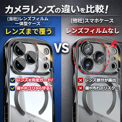 【なみなみ高級感】iPhone ケース MagSafe対応