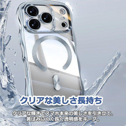 【なみなみ高級感】iPhone ケース MagSafe対応
