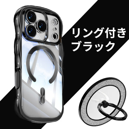 【なみなみ高級感】iPhone ケース MagSafe対応