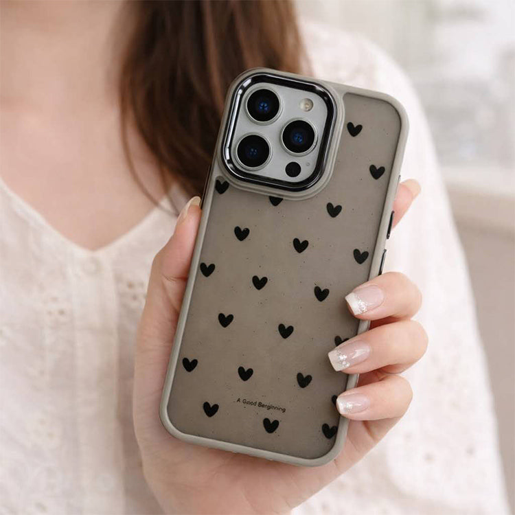 【大人&可愛い】Heart Dot iPhoneケース MagSafe対応
