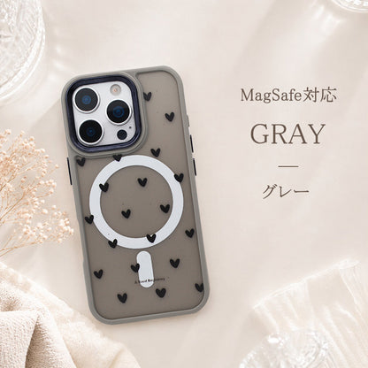 【大人&可愛い】Heart Dot iPhoneケース MagSafe対応