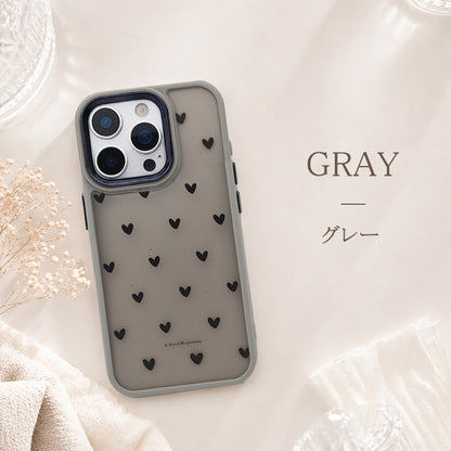 【大人&可愛い】Heart Dot iPhoneケース MagSafe対応