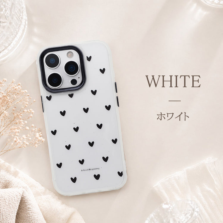 【大人&可愛い】Heart Dot iPhoneケース MagSafe対応